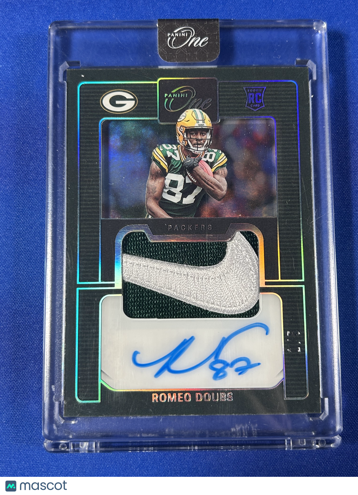 Romeo Doubs 2023 Panini One #144 Patch RC Memorabilia