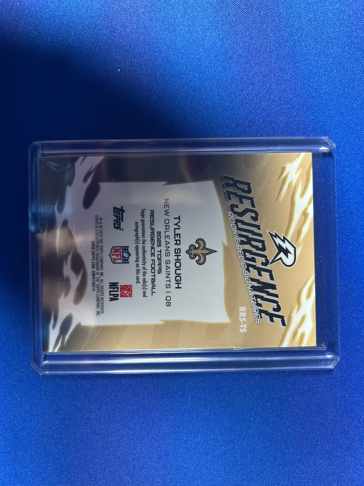 Tyler Shough 2026 Topps Resurgence Football #RRS-TS Autograph RC Memorabilia