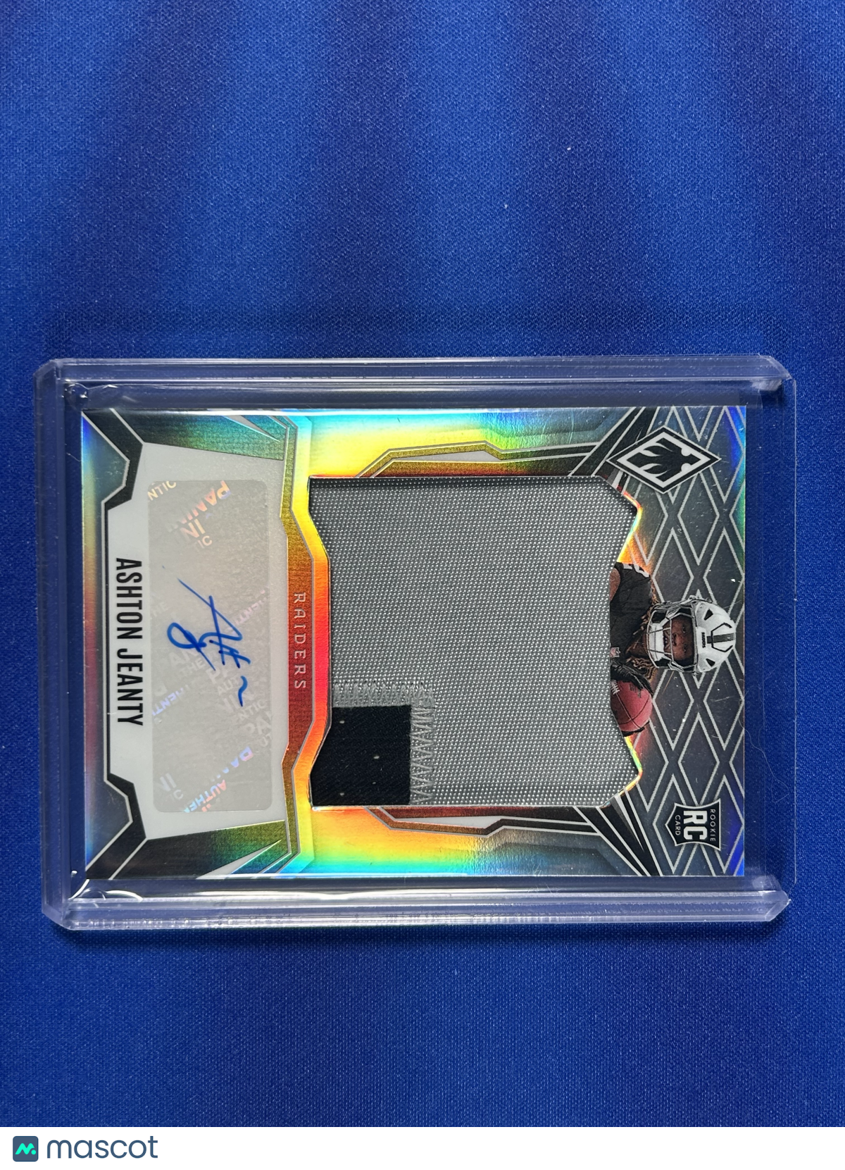 Ashton Jeanty 2025 Panini Phoenix Football #RPS-AJY Patch RC Memorabilia