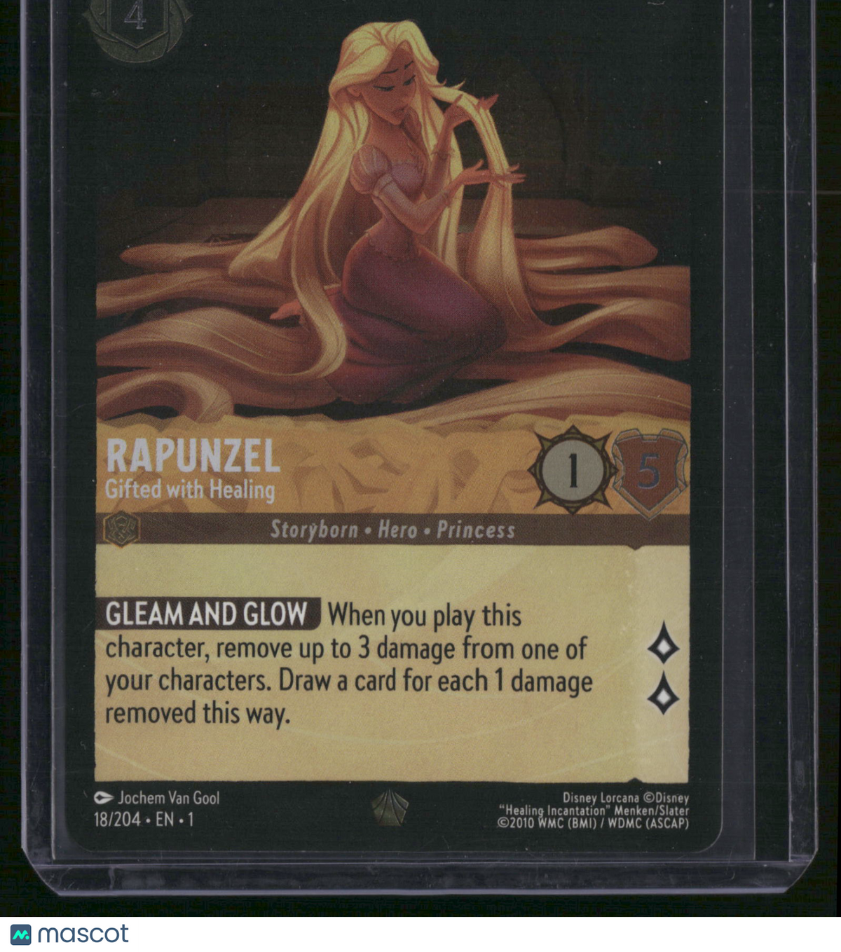 2023 Disney Lorcana The First Chapter Rapunzel Hero Princess Storyborn