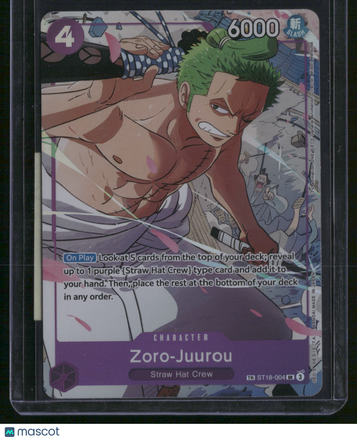 ST-18 Starter Deck Purple Luffy Zoro-Juurou