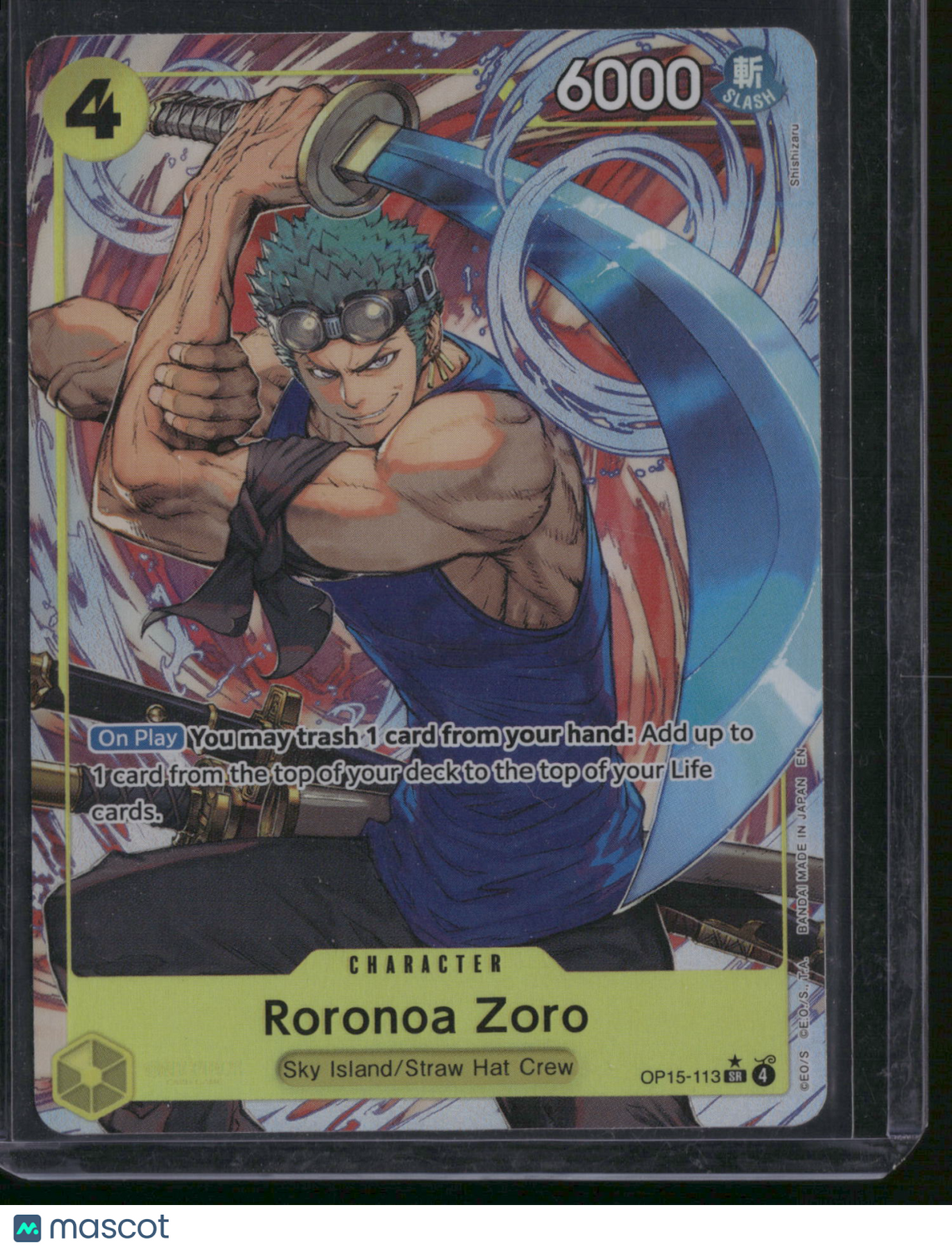 Awakening of the New Era Roronoa Zoro Holo Secret Rare Alternative Art