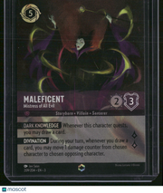 Into the Inklands Maleficent Foil Alternative Art Full Art Enchanted