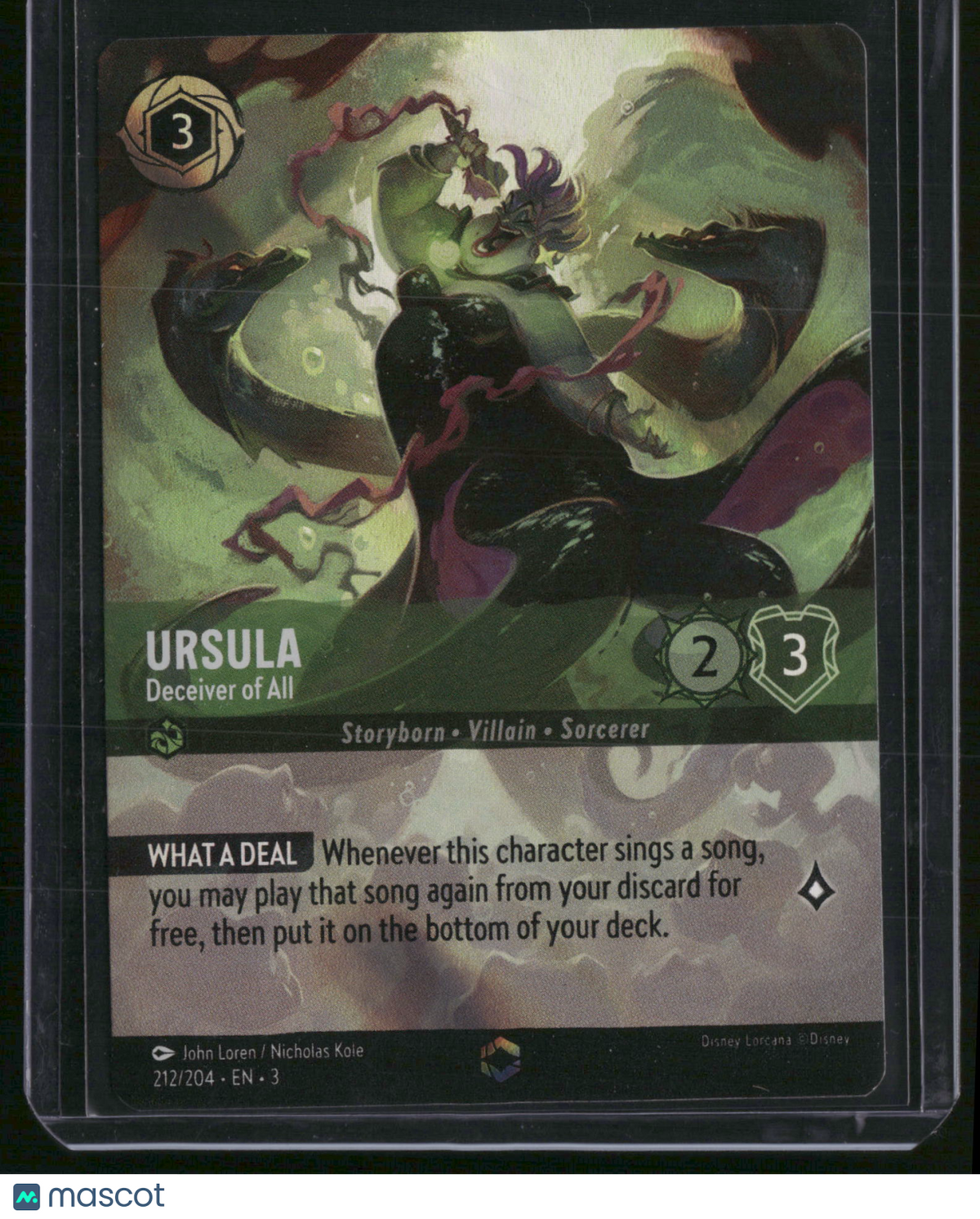 Into the Inklands Ursula Foil Enchanted Rare Alternate Art