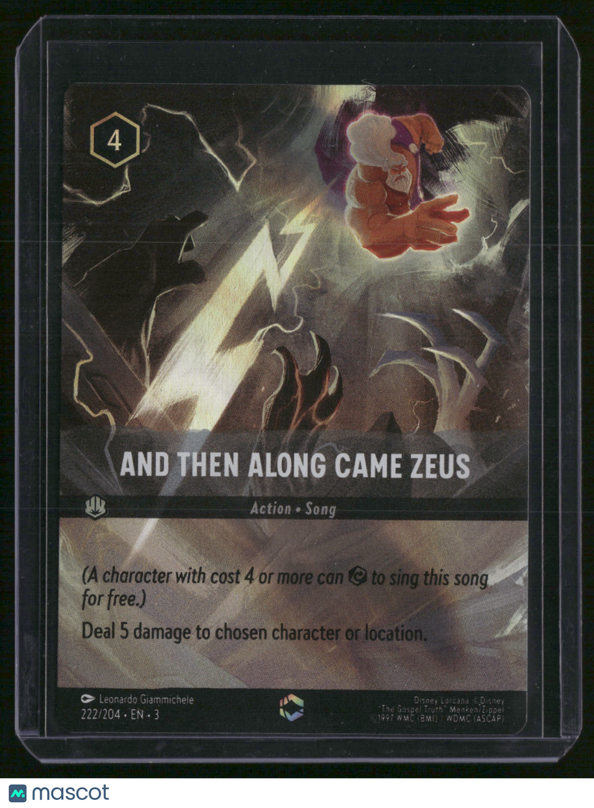 Into the Inklands Zeus Foil Enchanted Rare