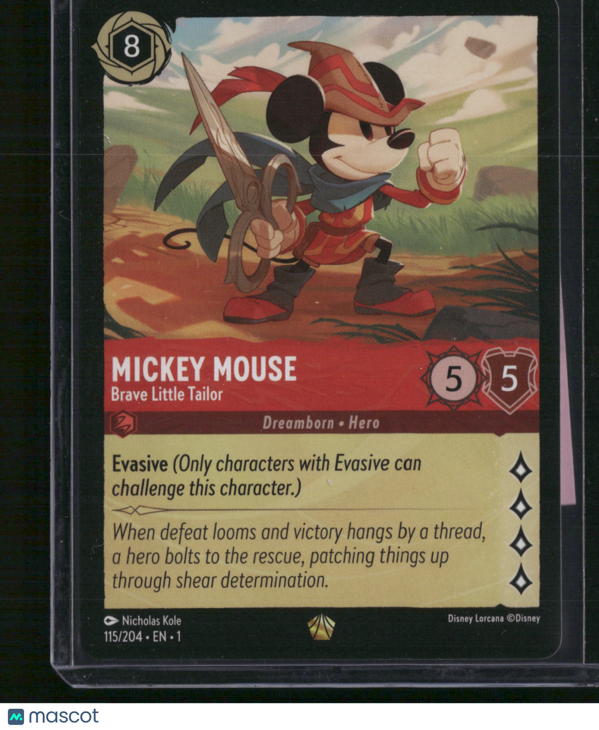 The First Chapter Mickey Mouse Hero Dreamborn Brave Little Tailor