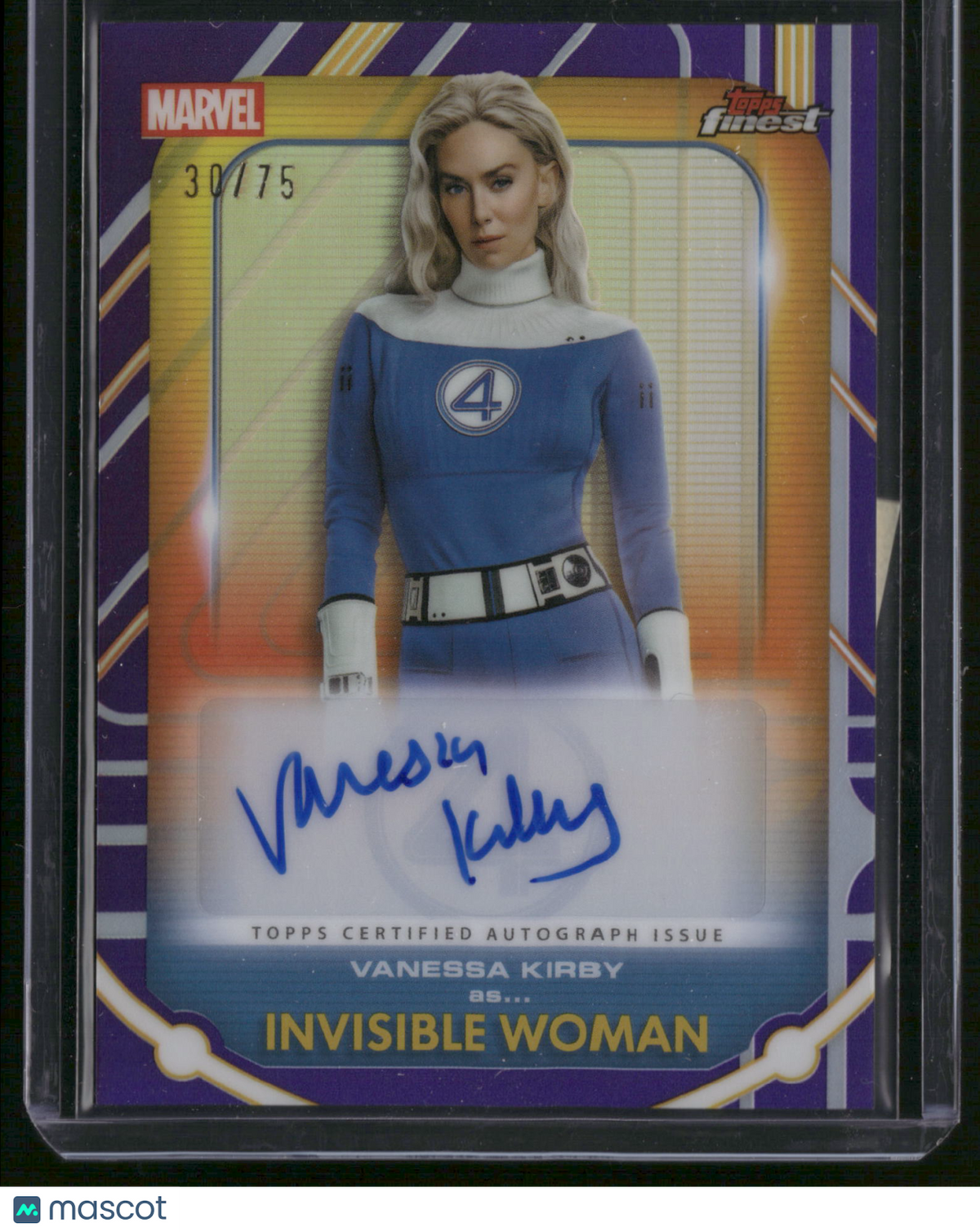 2026 Topps Finest Marvel Vanessa Kirby 30/75 #FA-VK
