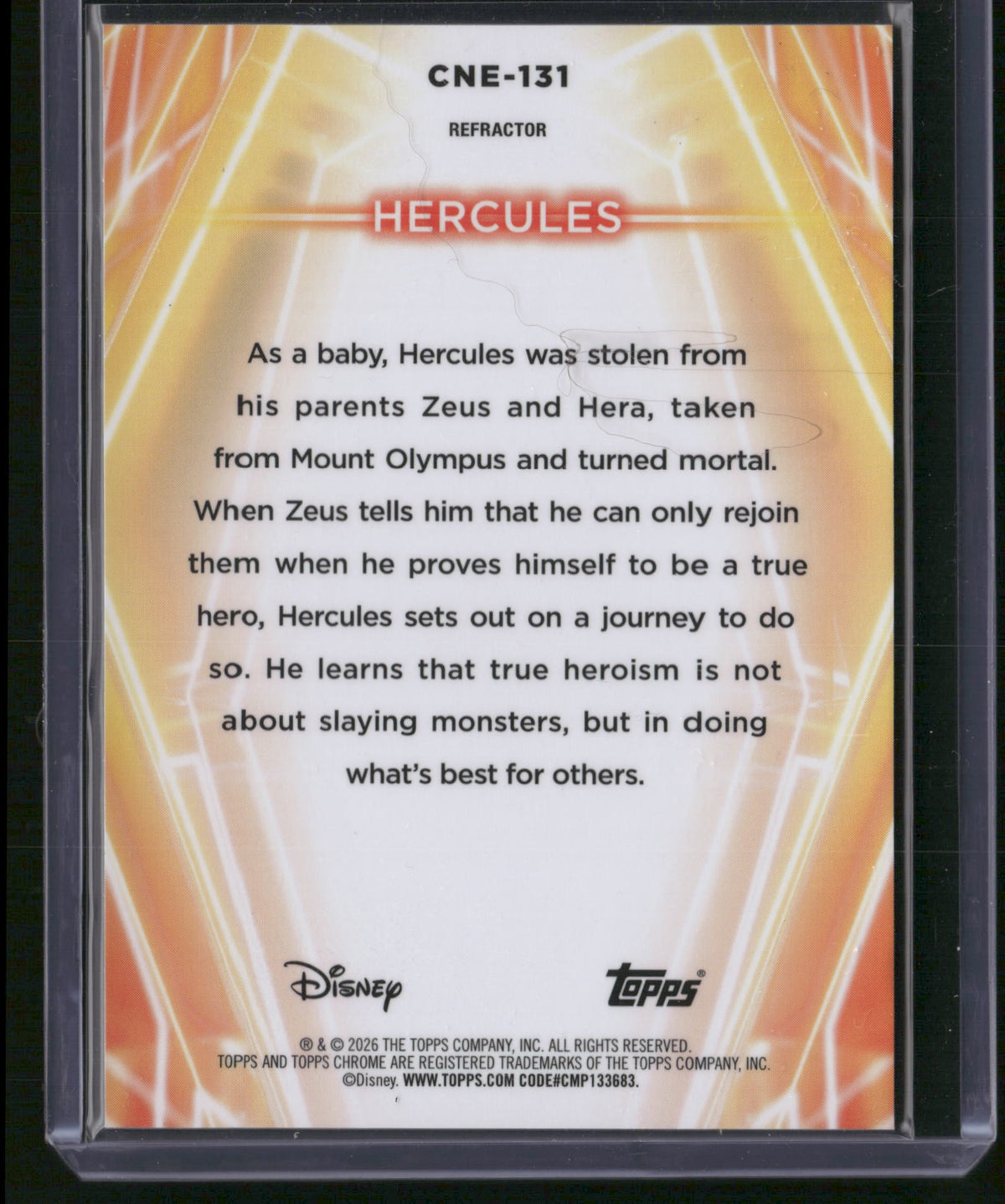 2026 Topps Chrome Disney 065/199 #CNE-131