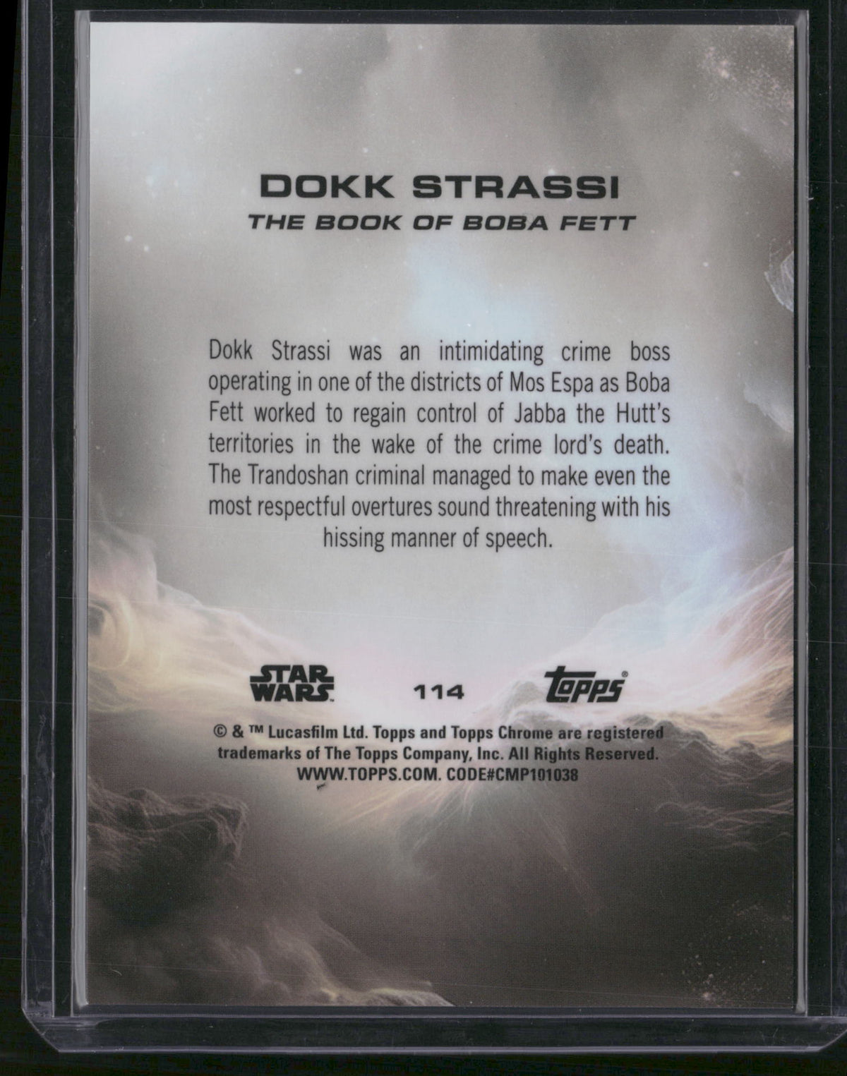 2022 Topps Chrome Star Wars Book of Boba Fett 1/5 #114