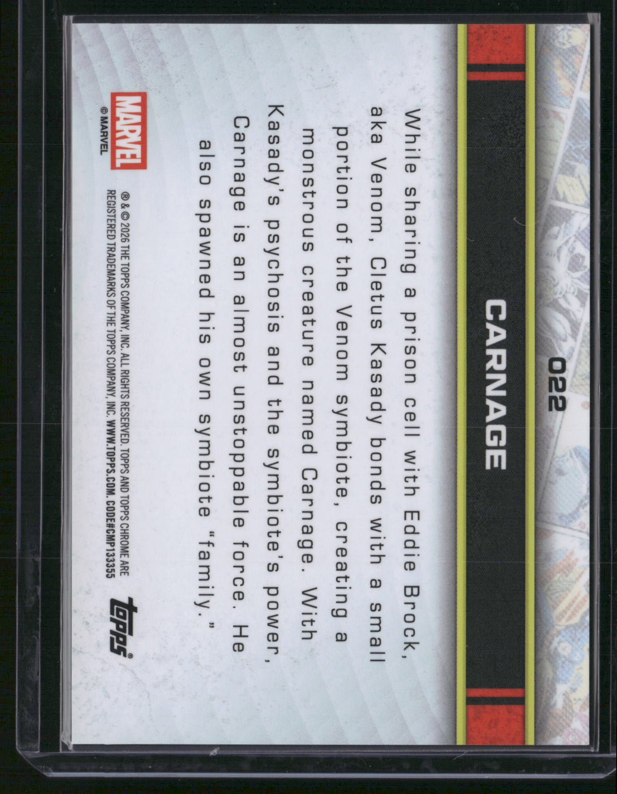 2026 Topps Chrome Marvel 37/99 #022