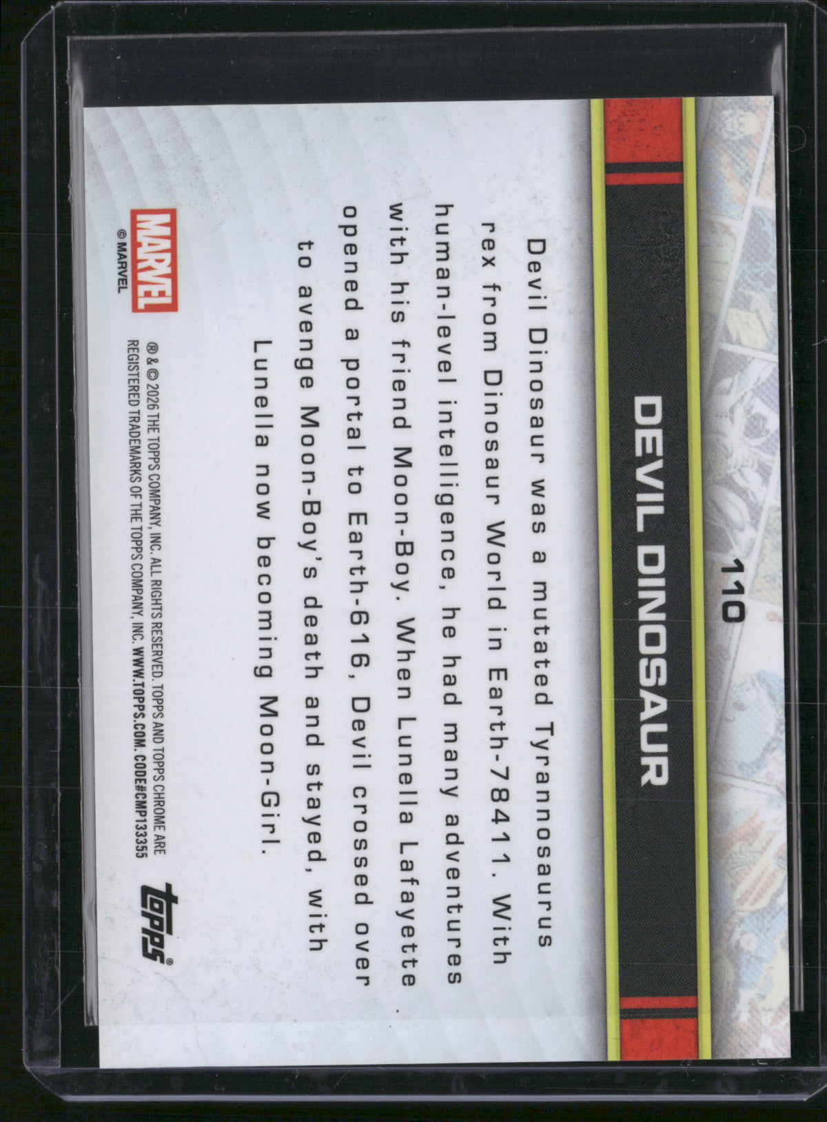 2026 Topps Chrome Marvel #110