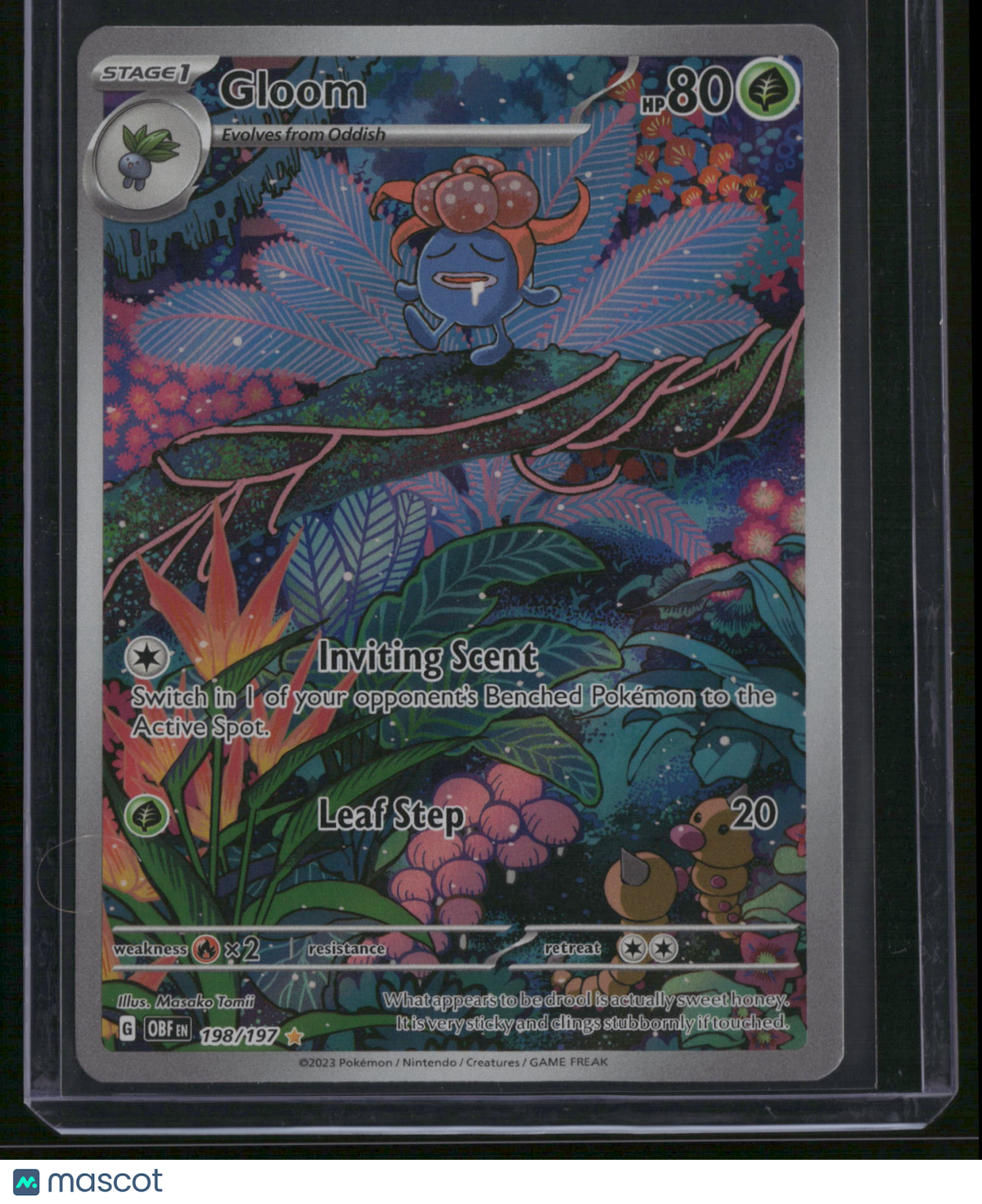 2023 Obsidian Flames Gloom Holo Secret Rare #198/197