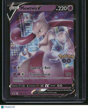 2022 GO Mewtwo V Holo Black Star Promo FA #SWSH223