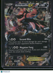 2014 XY Krookodile EX Holo Black Star Promo #XY25
