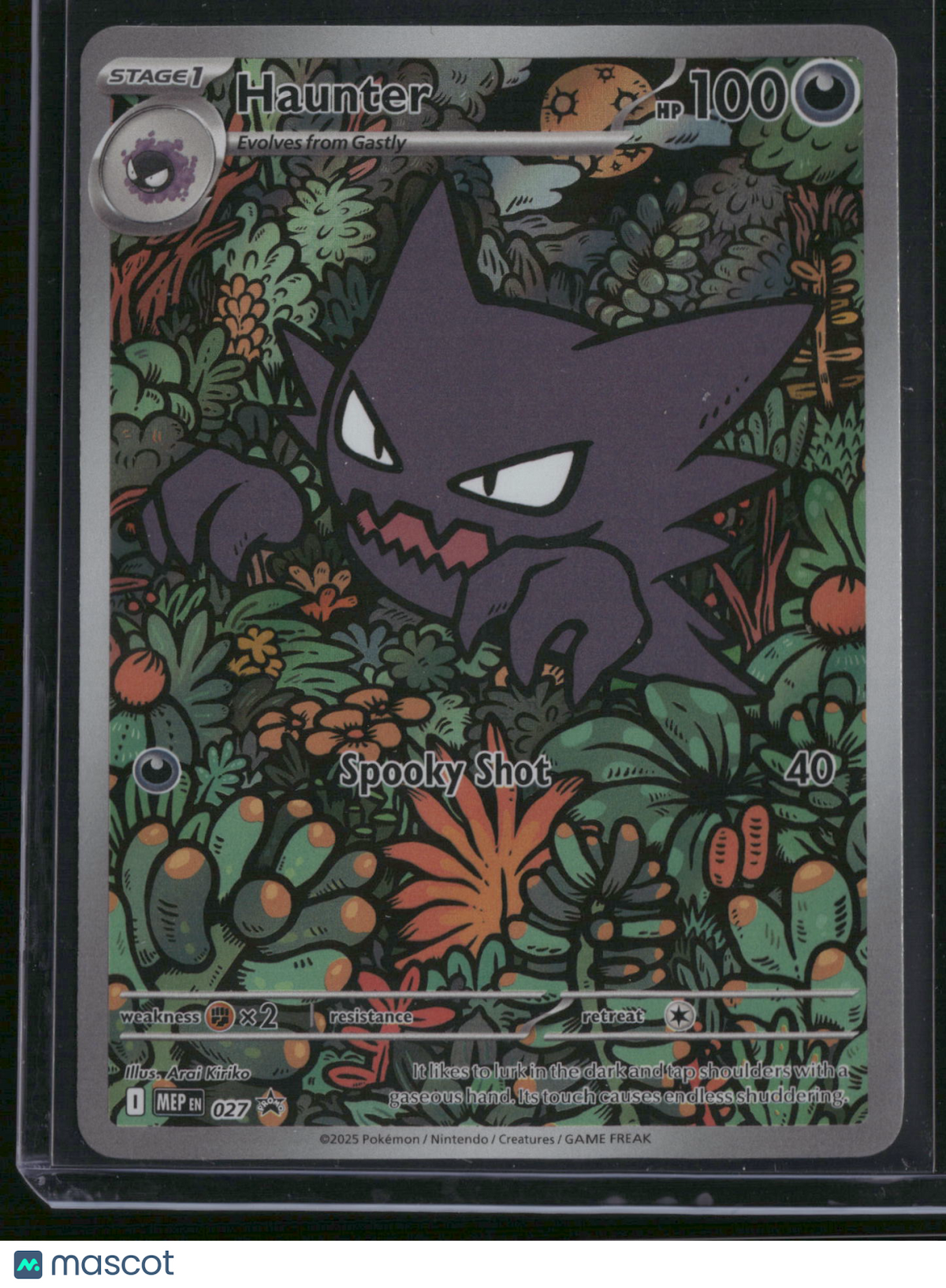 2025 Mega Evolution Haunter Holo Black Star Promo FA #MEP EN 027