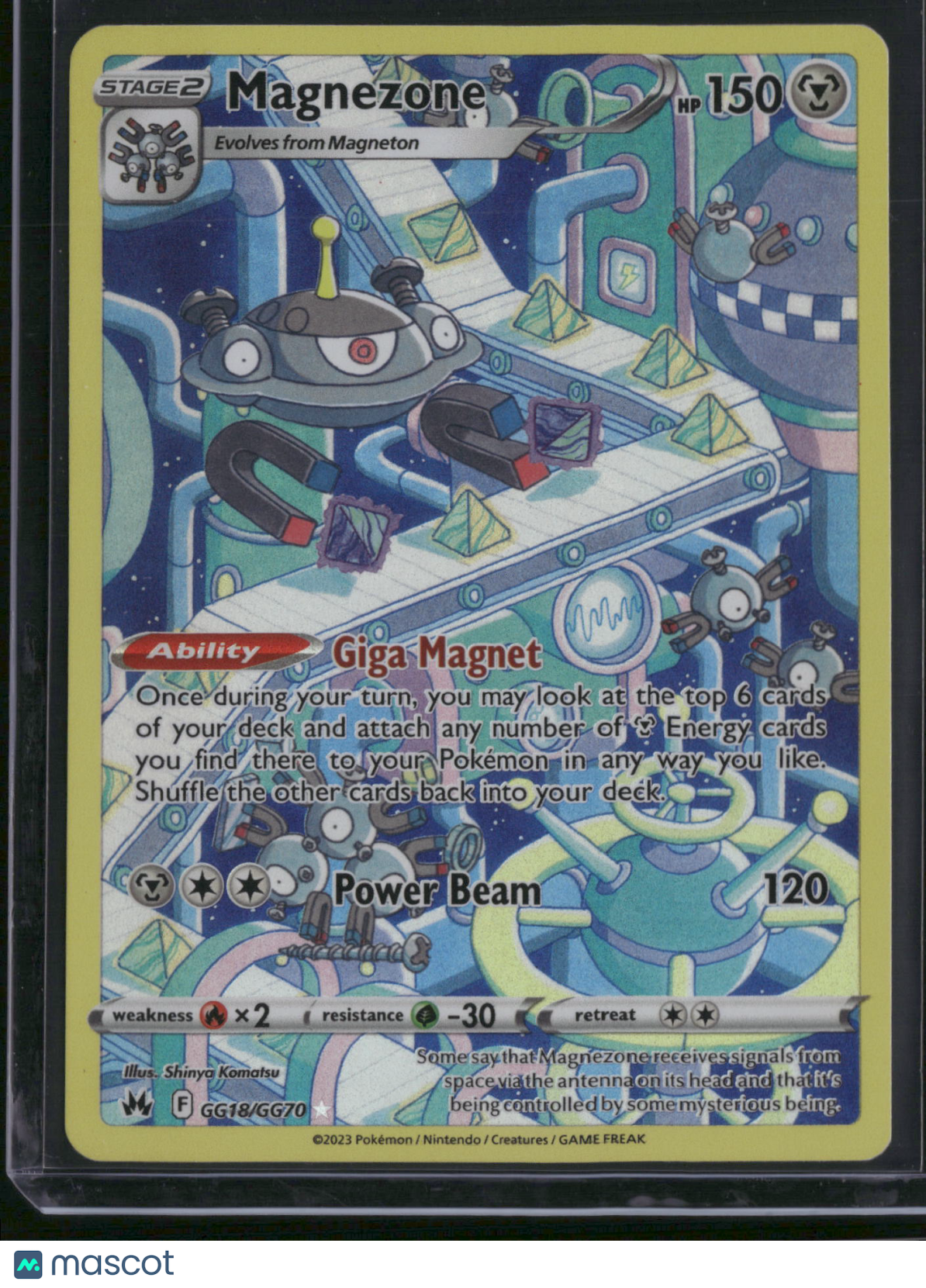 2023 Crown Zenith Magnezone Holo Rare FA #GG18/GG70