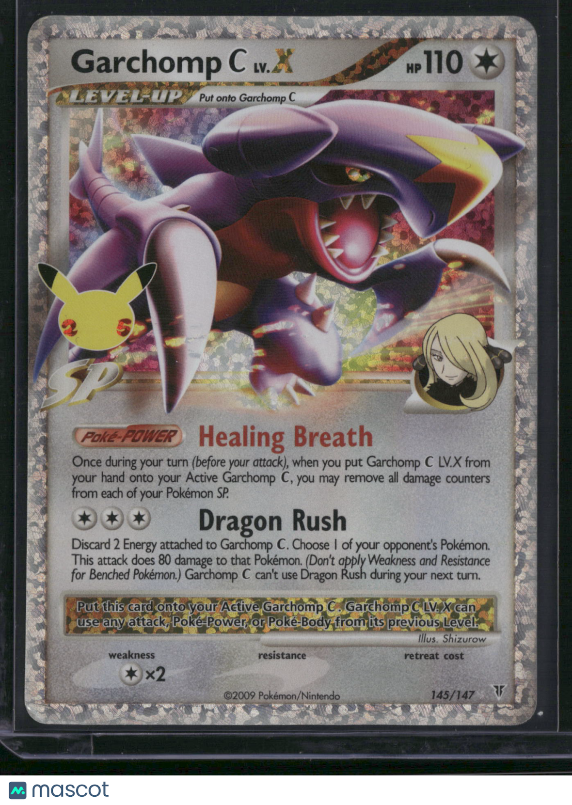2021 Celebrations Garchomp C LV.X Holo #145/147