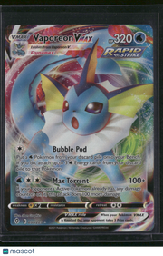 2021 Evolving Skies Vaporeon VMAX Holo Rare #30/203