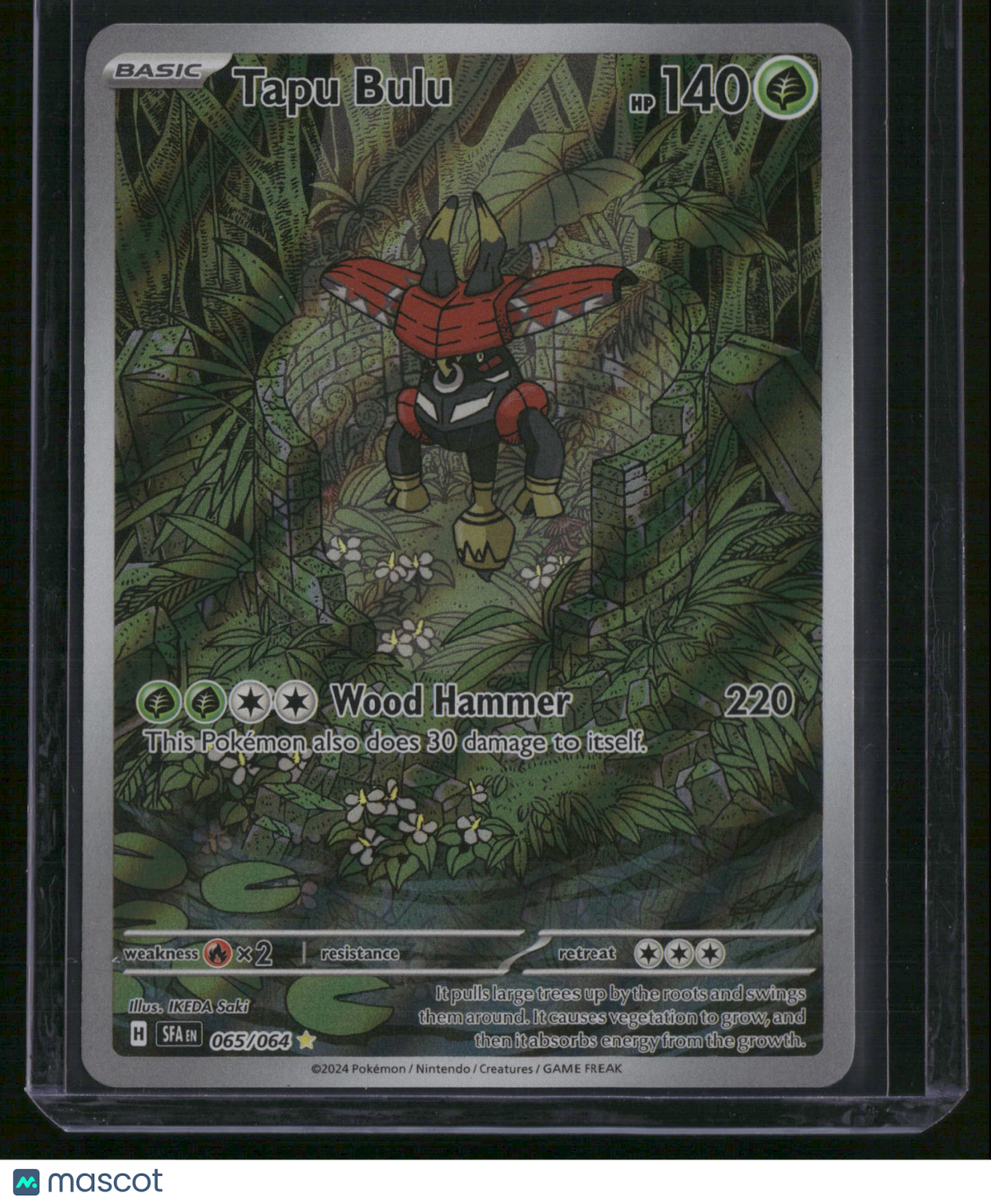 2024 Shrouded Fable Tapu Bulu Holo Secret Rare #65/64