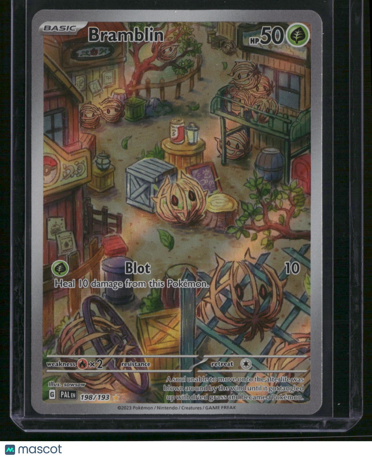 2023 Paldea Evolved Bramblin Holo Secret Rare #198/193