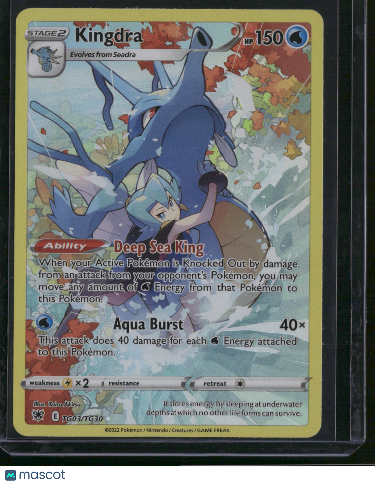 2022 Astral Radiance Kingdra Holo Rare CHR #TG03/TG30