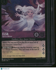 2023 Disney Lorcana The First Chapter Elsa Hero Floodborn Sorcerer Queen