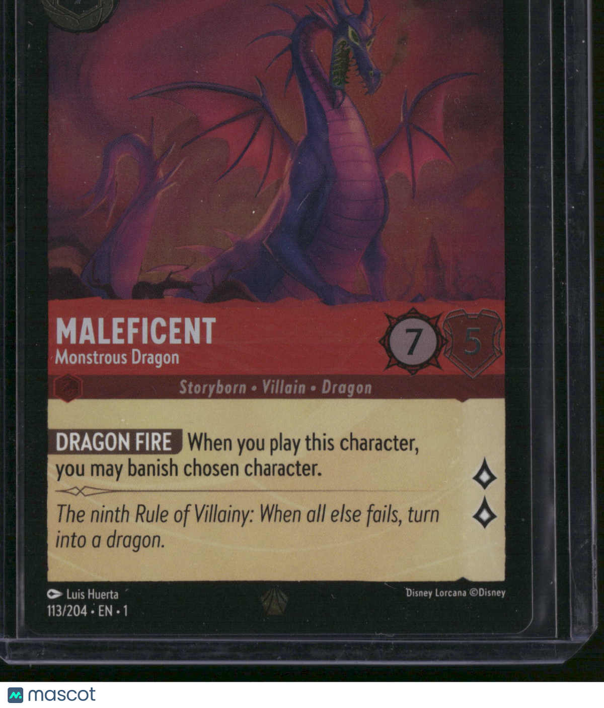 Disney Lorcana: The First Chapter Maleficent