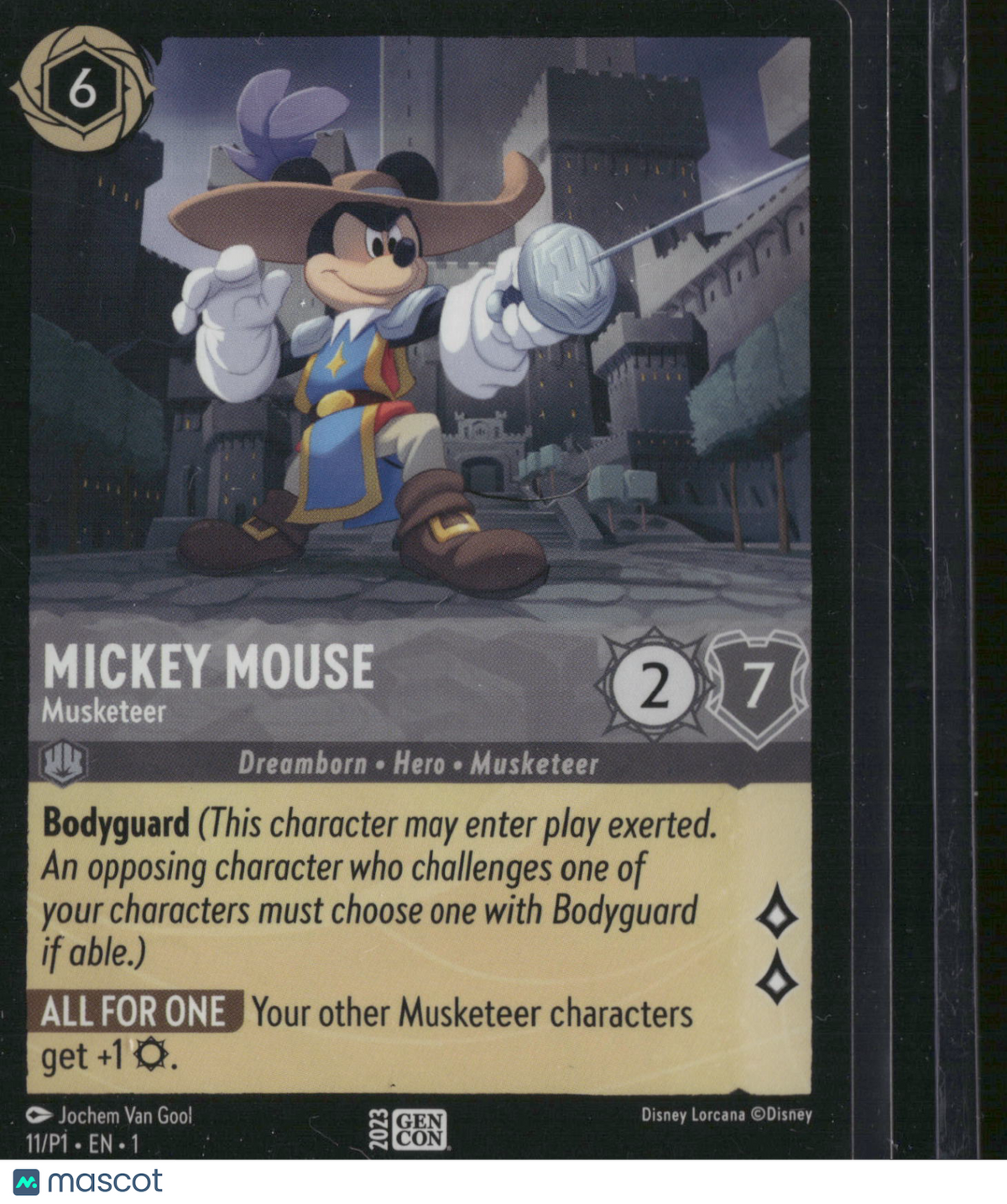 Disney Lorcana Promos Mickey Mouse Gen Con Promo Promo