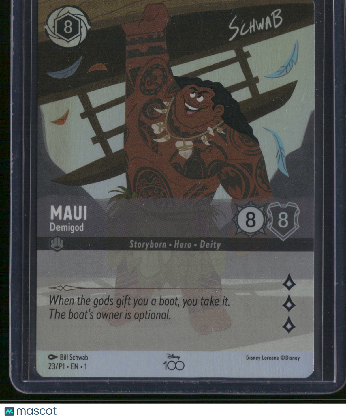 2023 Disney Lorcana Disney 100 Promo Maui