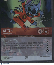 2023 Disney Lorcana Disney 100 Promo Stitch Foil Disney 100 Collector's Edition Promo