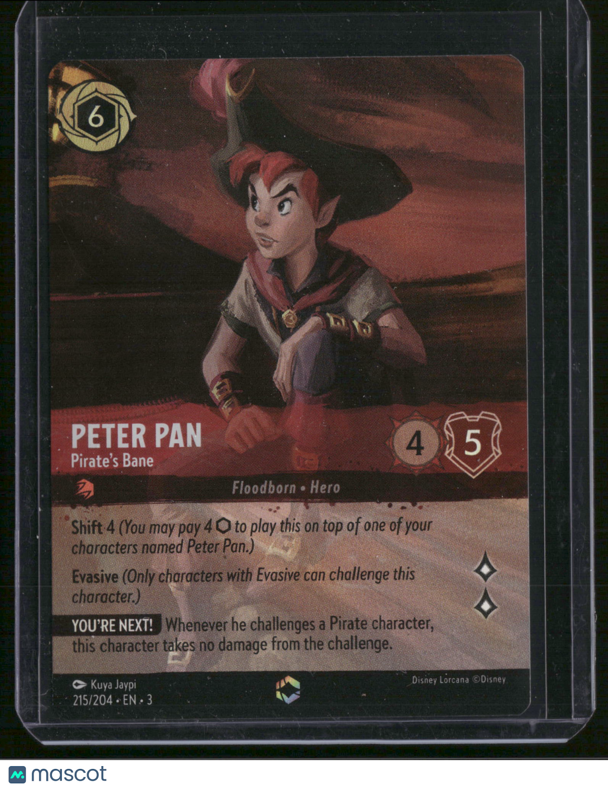 Into the Inklands Peter Pan Foil Enchanted Rare