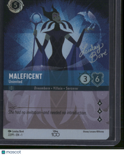Disney Lorcana Disney 100 Promo Maleficent Disney 100 Collector's Edition Promo