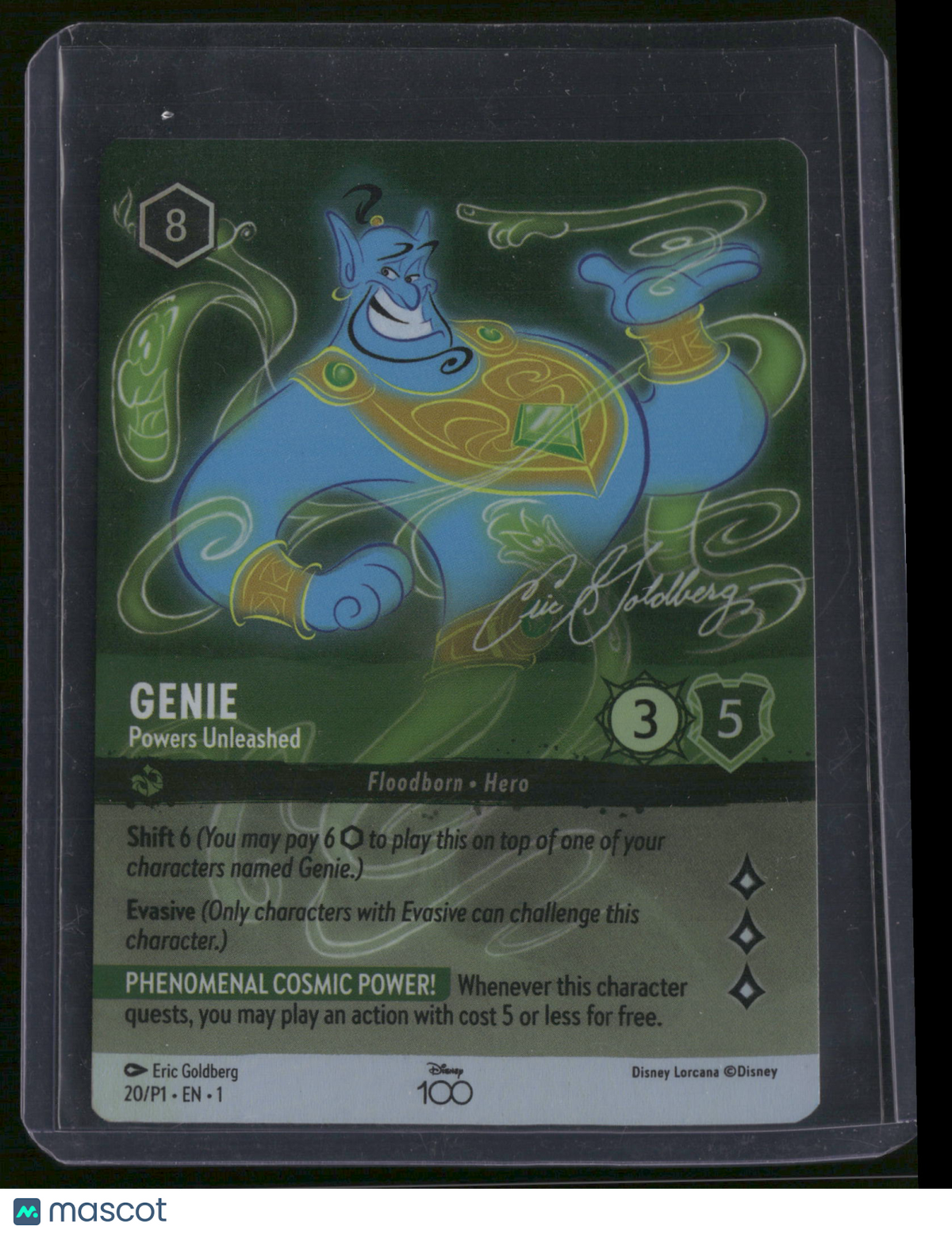 Disney 100 Promo Gift Set Genie Printed Artist Signature Promo