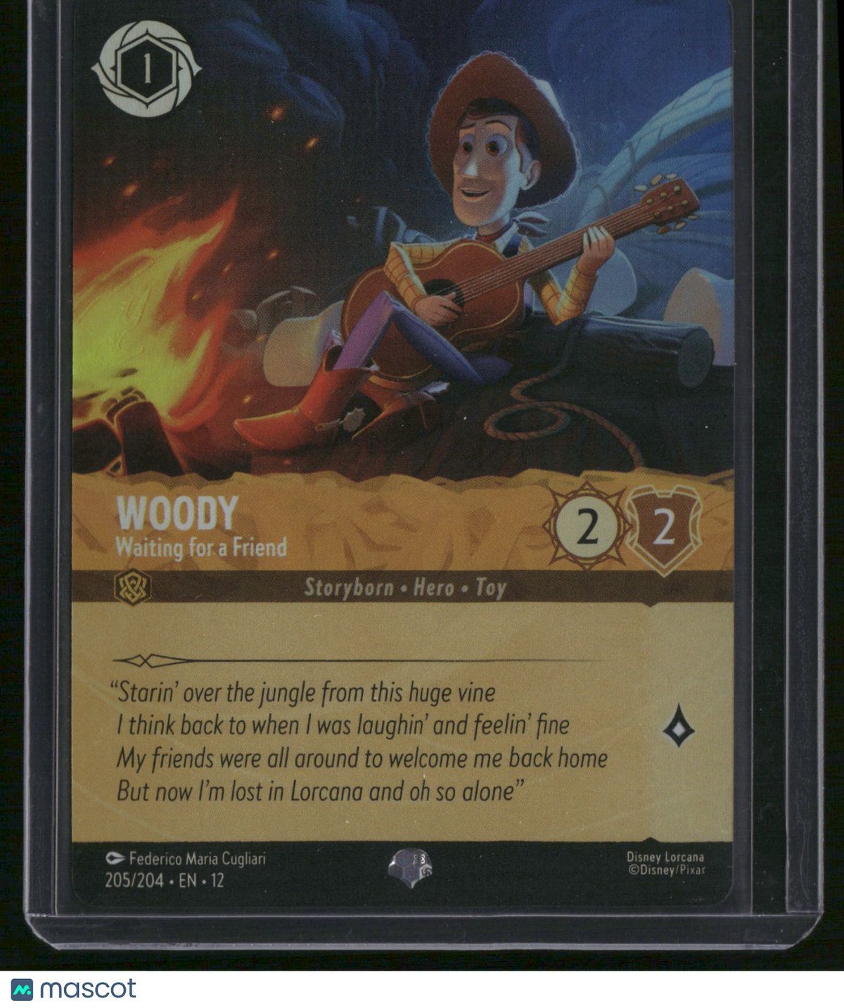 2023 Disney Lorcana Rise of the Floodborn Woody Foil Enchanted Rare