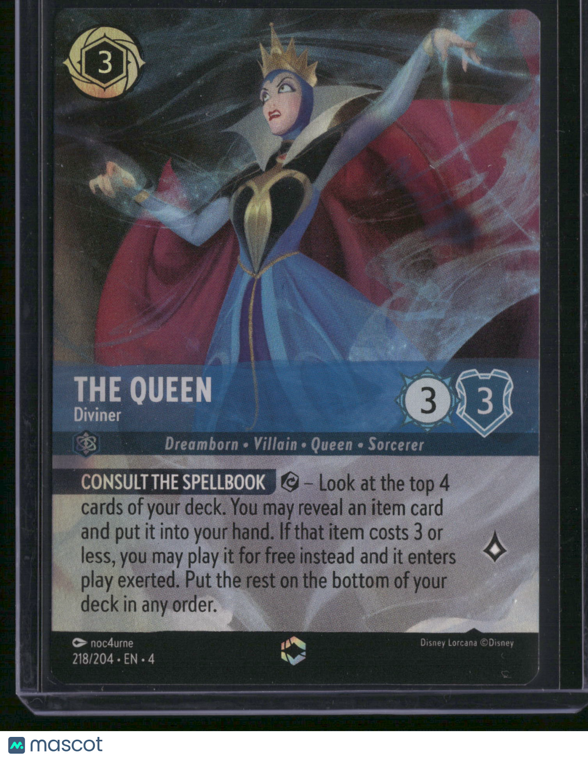 Ursula's Return The Queen Foil Enchanted Rare Alternate Art