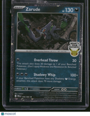 2026 Pitch Black Zarude Holo Rare #56/84