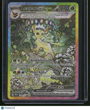 2025 Prismatic Evolutions Leafeon EX Holo Secret Rare SAR #144/131