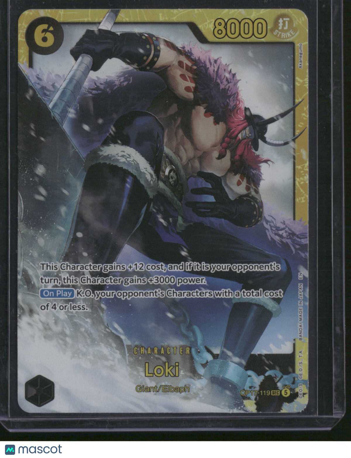 2024 Bandai One Piece TCG The New Emperor Loki Foil