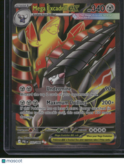 2026 Pitch Black Mega Excadrill EX Holo Secret Rare FA #103/84