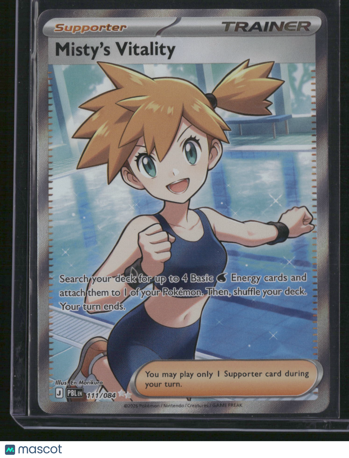2026 Pitch Black Misty's Vitality Holo Secret Rare SR FA #111/84