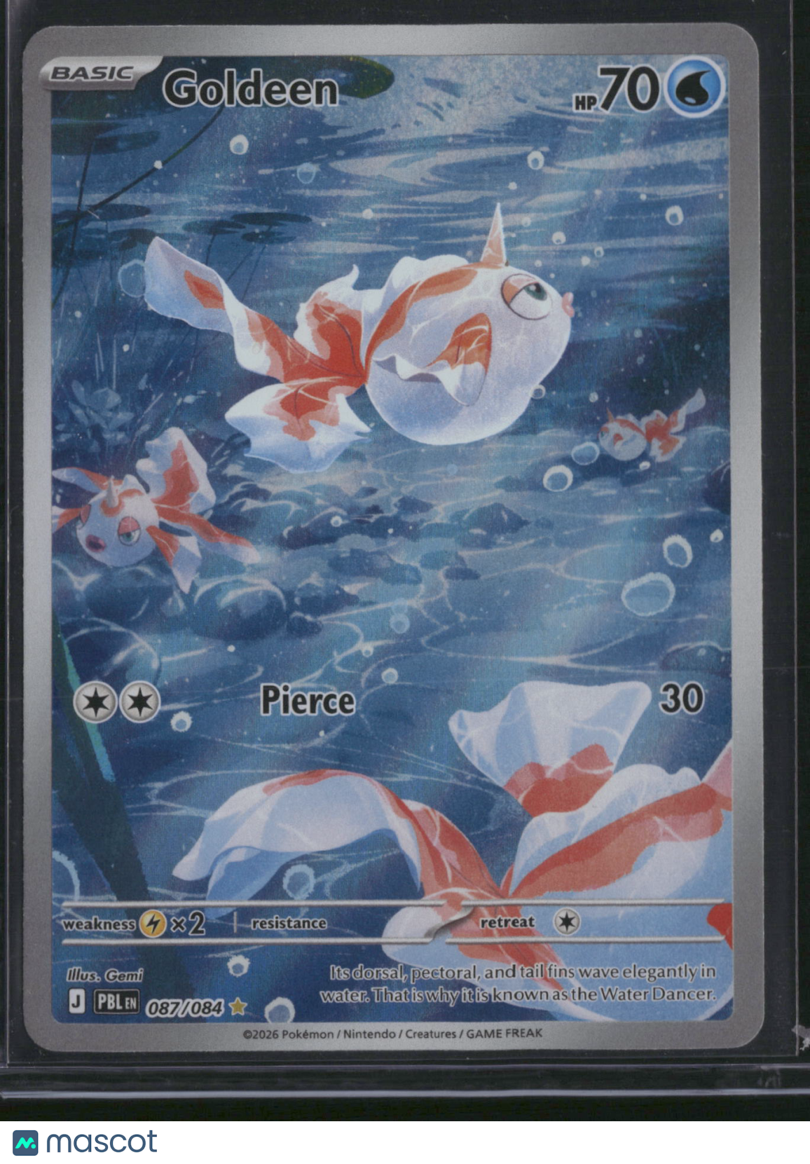 2026 Pitch Black Goldeen Holo Secret Rare #87/84