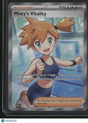 2026 Pitch Black Misty's Vitality Holo Secret Rare SR FA #111/84