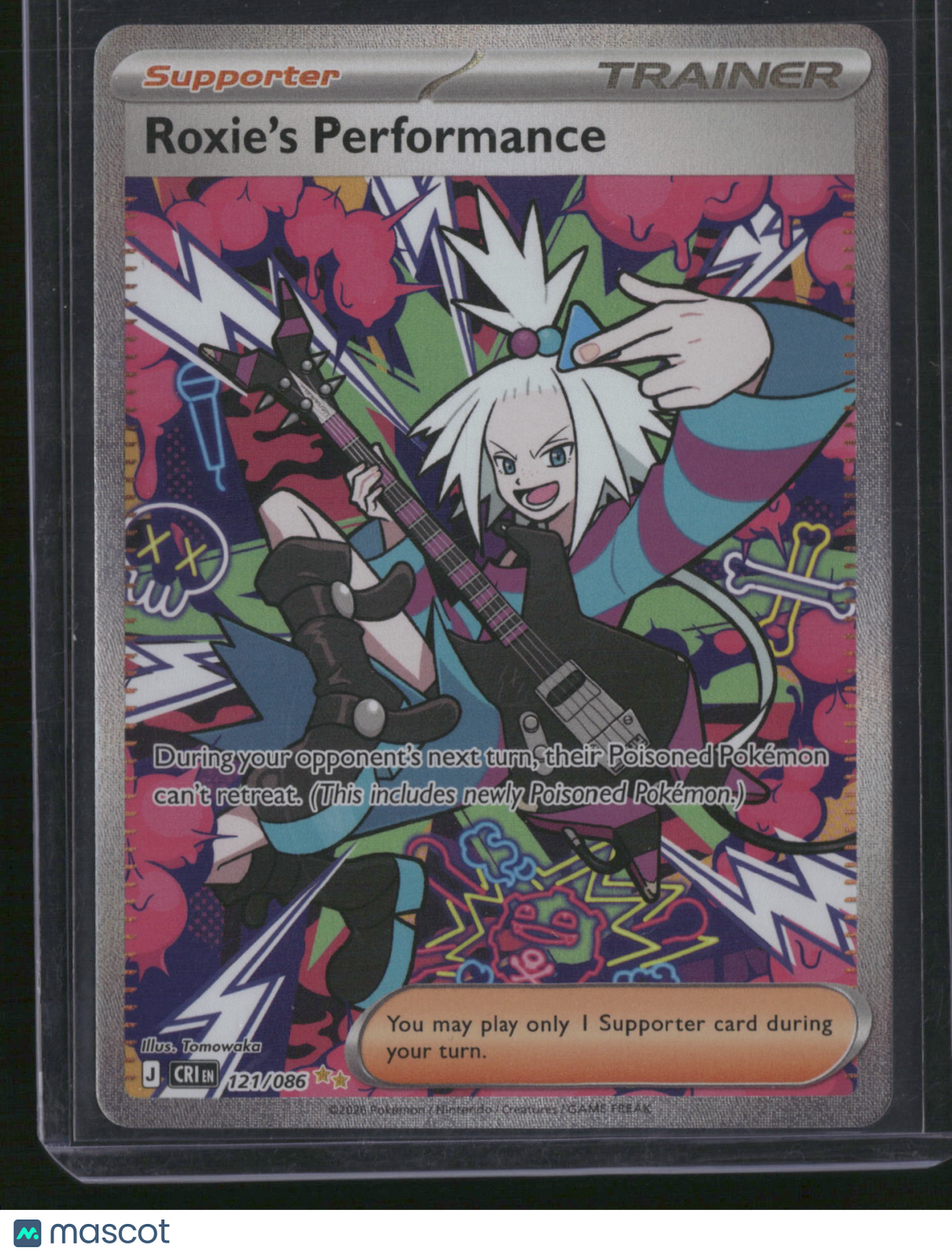 2026 Chaos Rising Roxie's Performance Holo Secret Rare FA SAR #121/86