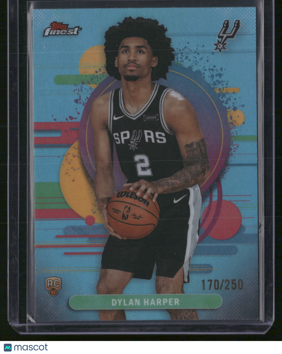 Dylan Harper 2026 Topps Finest #102 Blue /250 RC