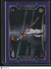 VJ Edgecombe 2026 Topps Chrome Moment in Time #MT-18 Purple RC