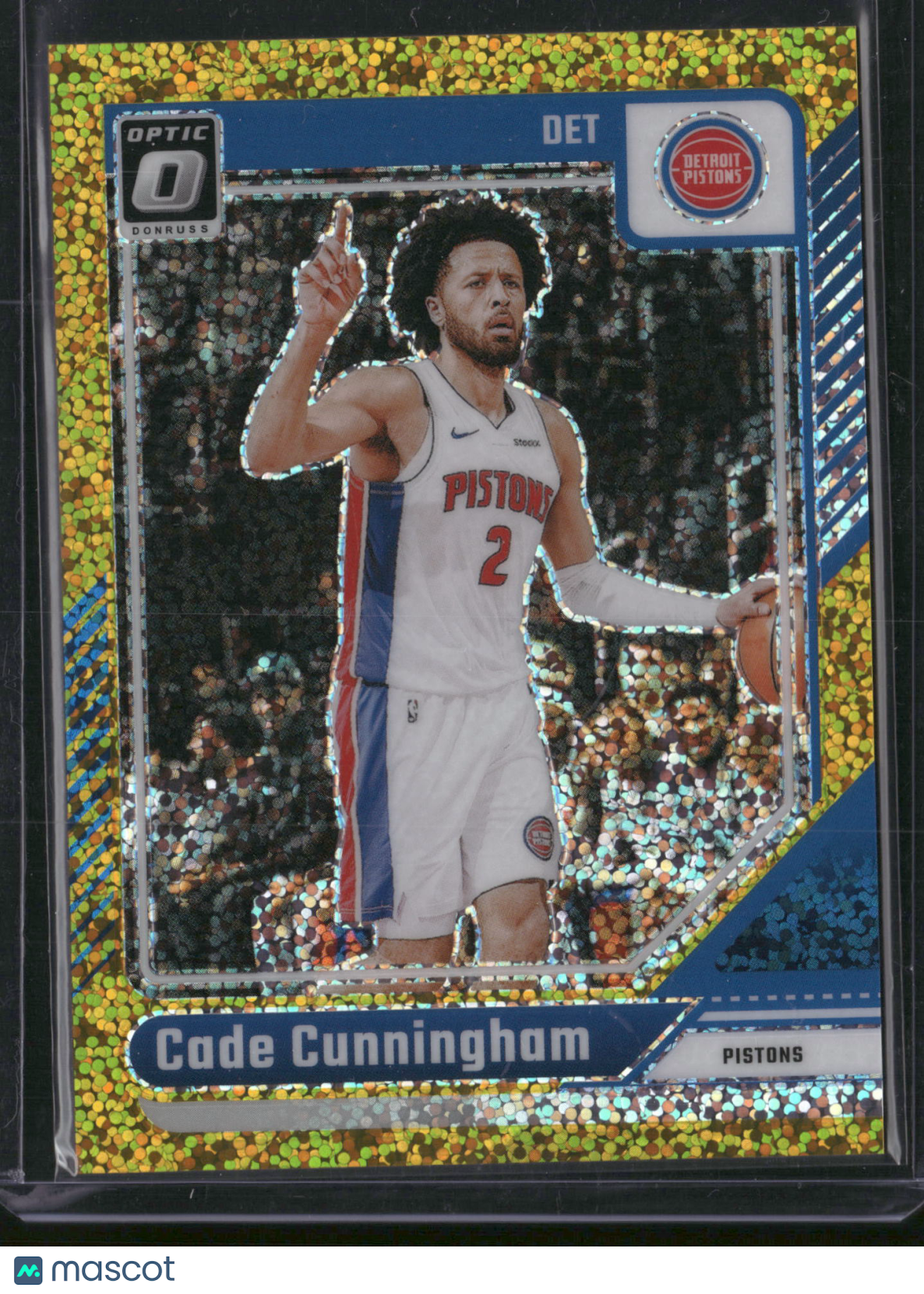 Cade Cunningham 2024 Panini Donruss Optic #26 Gold Glitter Prizm