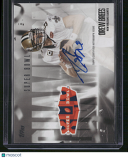 Drew Brees 2026 Topps Flagship Football Super Bowl Champion Signature Card #SBCS-DB