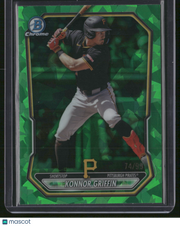 Konnor Griffin 2026 Bowman Chrome #BCP-92 Green Shimmer Refractor /99