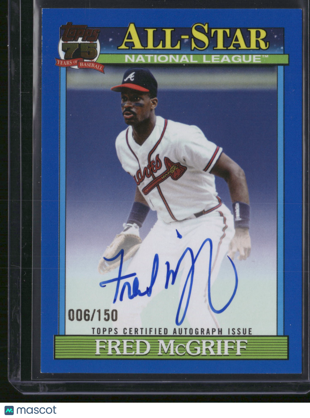 Fred McGriff 2026 Topps Baseball All-Stars Autographs #91AS-FM /150