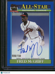 Fred McGriff 2026 Topps Baseball All-Stars Autographs #91AS-FM /150